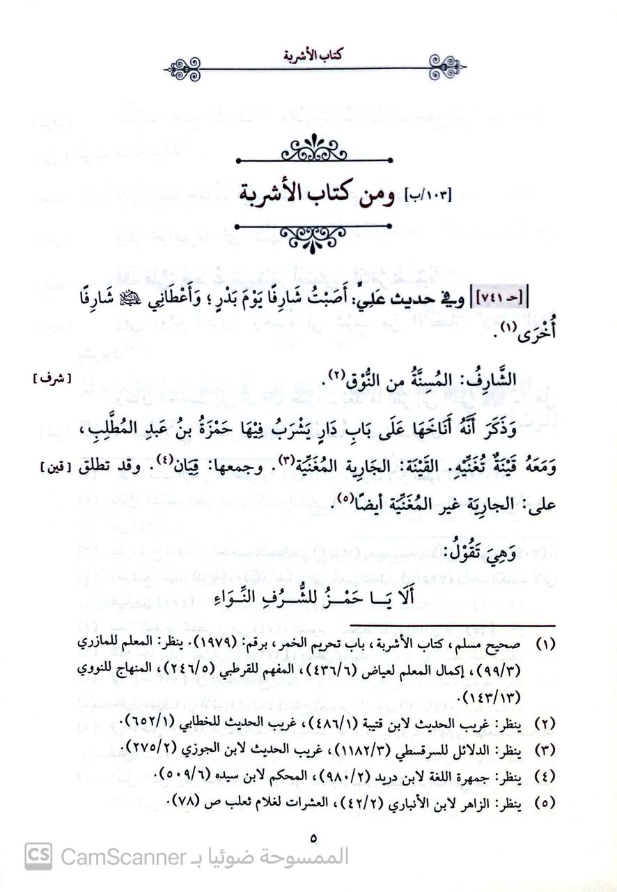 صورة 5 من كتاب المفهم لصحيح مسلم لـ أبو الحسن عبد الغافر بن إسماعيل الفارسي - نسخة أصلية نادرة - الخزانة الأشرفية