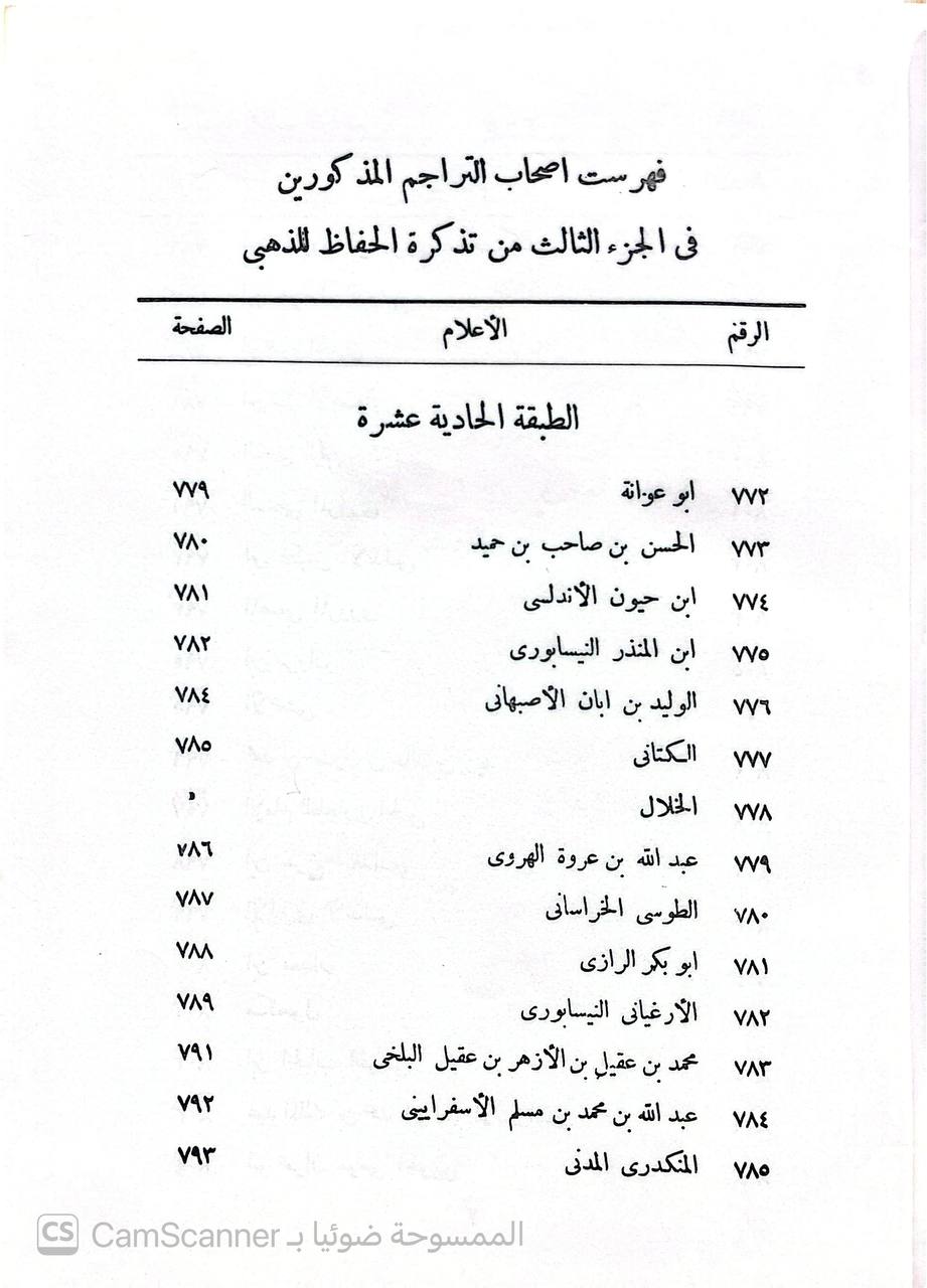 صورة 5 من كتاب تذكرة الحفاظ لـ شمس الدين أبو عبد الله محمد بن أحمد بن عثمان بن قايماز الذهبي - نسخة أصلية نادرة - الخزانة الأشرفية
