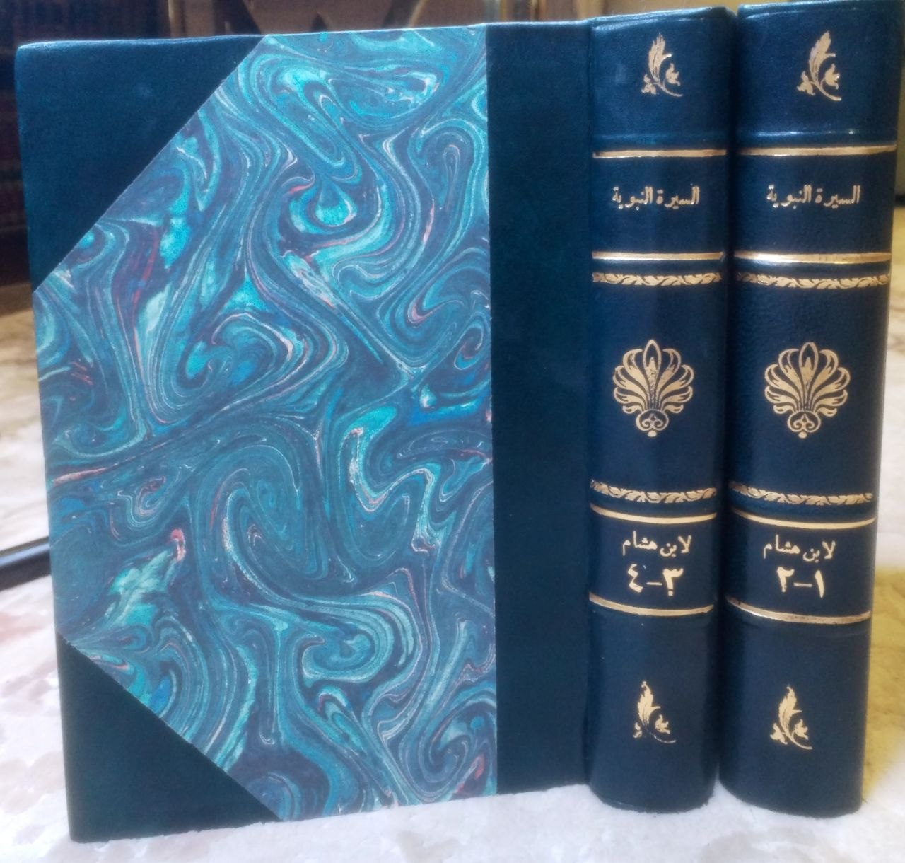 صورة 1 من كتاب السيرة النبوية لـ أبو محمد عبد الملك ابن هشام بن أيوب الحميري - نسخة أصلية نادرة - مكتبة الأصول والنوادر