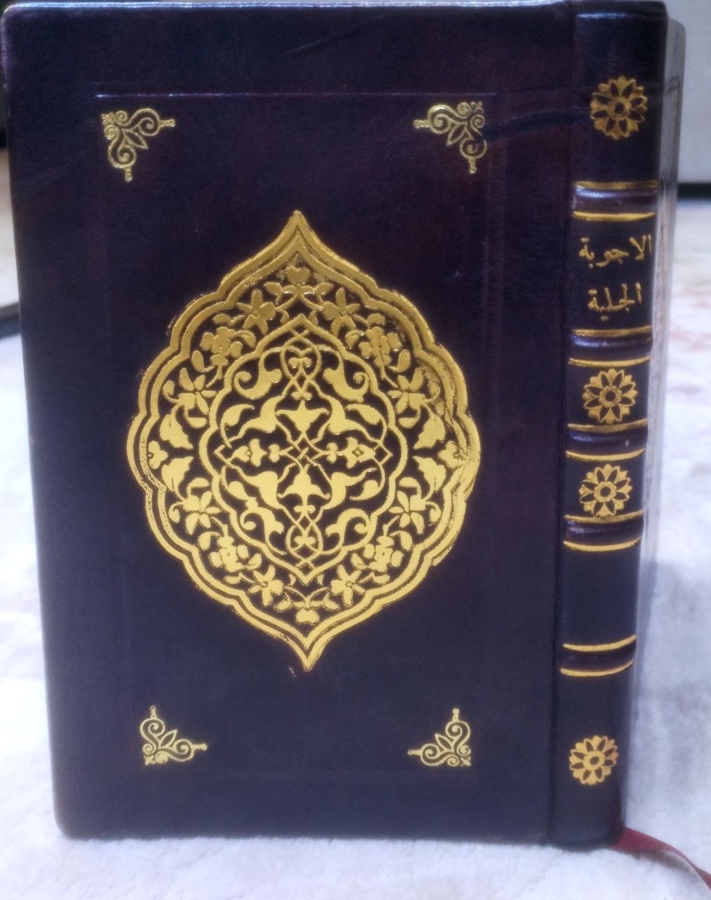 صورة 1 من كتاب الأجوبة الجلية في الأصول النحوية لـ جرمنيوس فرحات - نسخة أصلية نادرة - الخزانة الأشرفية