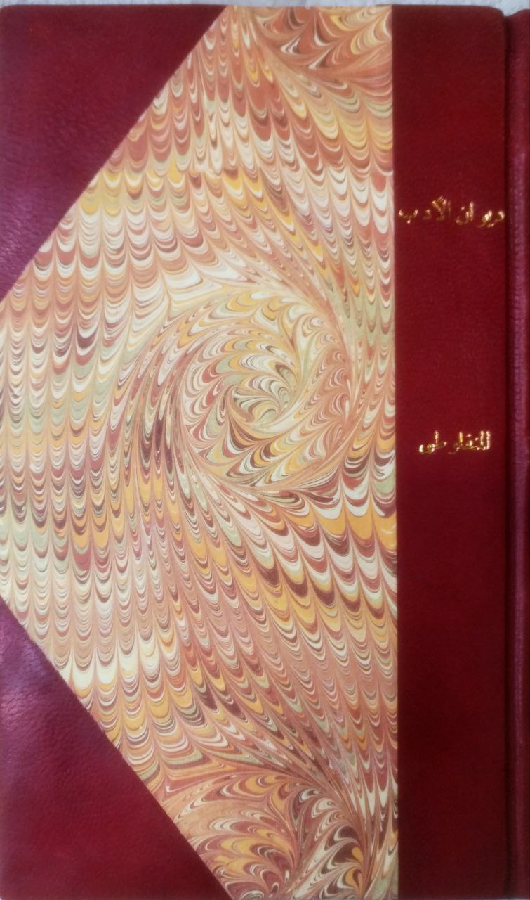صورة 1 من كتاب ديوان الأدب أو أبدع ما كتبه أدباء الغرب والعرب لـ مصطفى لطفي المنفلوطي - نسخة أصلية نادرة - الخزانة الأشرفية