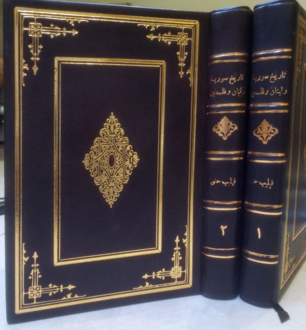 صورة 7 من كتاب تاريخ سوريا ولبنان وفلسطين لـ فيليب حتي - نسخة أصلية نادرة - الخزانة الأشرفية